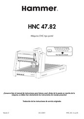 Hammer HNC 47.82 Traducción De Las Instrucciones De Servicio Originales