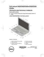 Dell Latitude E5520m Información Sobre Funciones E Instalación