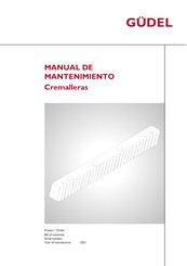 GUDEL Cremalleras Manual De Mantenimiento