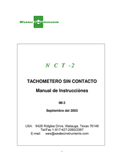 Westec NCT-2 Manual De Instrucciones