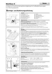 Heimeier Multibox K-RTL Instrucciones De Montaje Y Funcionamiento