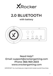 X Rocker 2.0 BLUETOOTH Manual Del Usuario