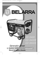 Belarra GD 8400E Manual Del Usuario Y Garantía