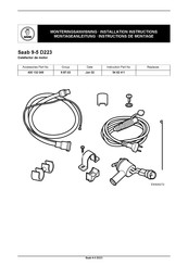 Saab 400 132 049 Instructions De Montage