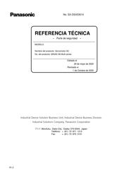 Panasonic MINAS A6 Multi Serie Manual De Referencia Técnica