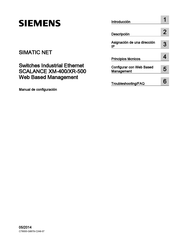 Siemens SIMATIC NET XR-500 Web Manual De Configuración