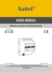 Satel KNX-BIN24 Manual Del Usuario