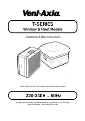 Vent-Axia T Serie Instrucciones De Instalación Y De Usuario