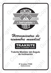 Gunson TRAKRITE Instrucciones