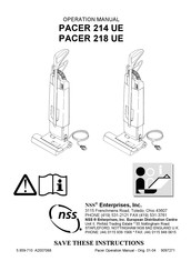 NSS PACER 214 UE Operación Manual