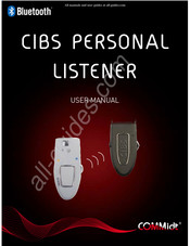 Commidt CIBS PERSONAL LISTENER Manual De Usuario
