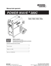 Lincoln Electric POWER WAVE 300C Manual Del Operario