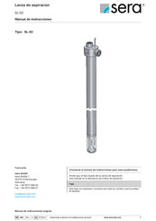 Sera SL-02 Manual De Instrucciones