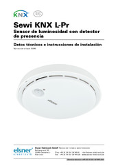 elsner elektronik Sewi KNX L-Pr Datos Técnicos E Instrucciones De Instalación