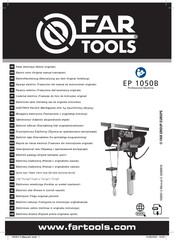 Far Tools EP 1050B Traduccion Del Manual De Instrucciones Originale