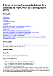 Cisco FirePOWER ASA5506W-X Manual Del Usuario