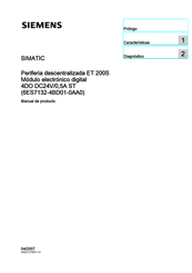 Siemens SIMATIC 4DO DC24V/0,5A ST Manual De Producto