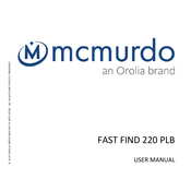 Orolia mcmurdo FAST FIND 220 PLB Manual Del Usuario