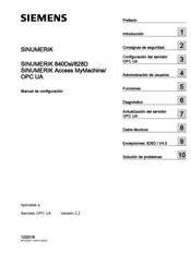 Siemens SINUMERIK Access MyMachine Manual De Configuración