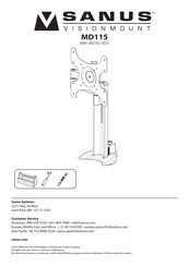 Sanus VisionMount MD115 Manual De Instruccion