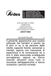 ARDES AR5T1000 Instrucciones Para El Uso