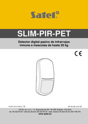 Satel SLIM-PIR-PET Guia De Inicio Rapido