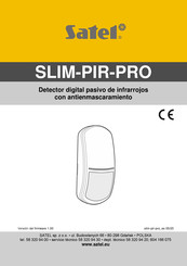 Satel SLIM-PIR-PRO Manual Del Usuario