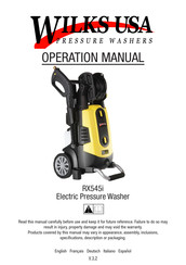 Wilks USA RX545i Operación Manual