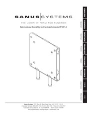 Sanus Systems VMFL1 Instrucciones De Montaje