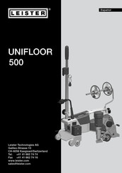 Leister UNIFLOOR 500 Manual De Instrucciones