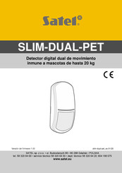 Satel SLIM-DUAL-PET Manual Del Usuario