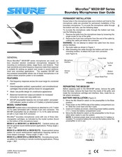 Shure Microflex MX391BP Serie Guia Del Usuario