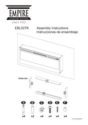 Empire EBL50 Instrucciones De Ensamblaje