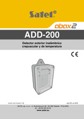 Satel abax 2 ADD-200 Guia De Inicio Rapido