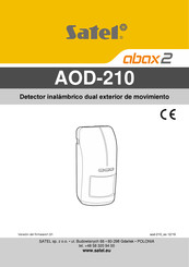 Satel abax 2 AOD-210 Manual Del Usuario