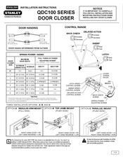 Stanley QDC111 Instrucciones De Instalación