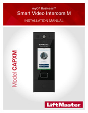 LiftMaster myQ Business Smart Video Intercom M CAPXM Manual De Instalación