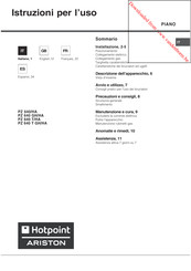 Hotpoint Ariston PZ 640 T GH/HA Instrucciones De Uso