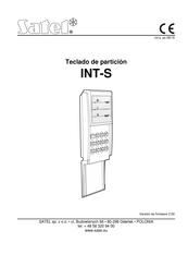 Satel INT-S Manual Del Usuario