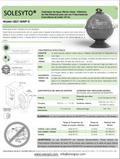 SOLESYTO GB21-80MP-E Manual De Instrucciones