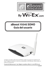 Wi-Ex zBoost YX545 SOHO Guia Del Usuario