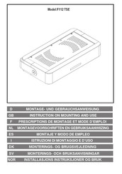 Eico F112 TSE Montaje Y Modo De Empleo