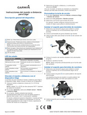 Garmin EDGE Instrucciones Del Mando A Distancia