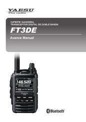 Yaesu FT3DE Avance Manual