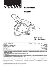 Makita SG1250 Manual De Instrucciones