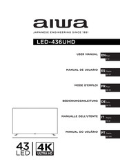 Aiwa LED-436UHD Manual De Usuario