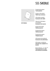 SSS Siedle ZTVP 850-0 Informacion De Producto