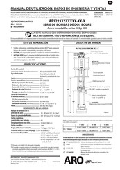 Ingersoll Rand ARO AF1223X5 Serie Manual De Utilización