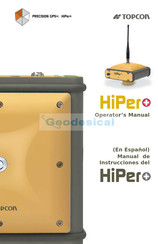 Topcon HiPer+ Manual Del Instrucciones