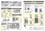 Sharp HT-X1 Guía Rápida Para Comenzar